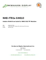 Предварительный просмотр 1 страницы Newhaven Display International NHD-FT81x-SHIELD User Manual