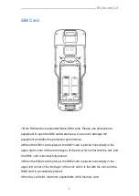 Предварительный просмотр 6 страницы Newland SPEEDATA SD35 User Manual