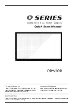 NewLine Q+ Series Quick Start Manual предпросмотр