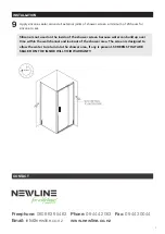 Preview for 9 page of NewLine TradePro Instruction Manual