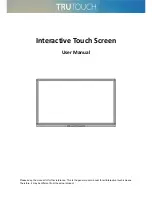 NewLine TRUTOUCH UB Series User Manual preview