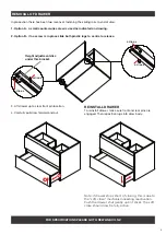 Предварительный просмотр 5 страницы NewLine Venta Vanity Instruction Manual