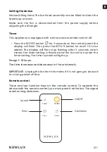 Preview for 23 page of Newlux WindPure Stand W1050 Smart Manual