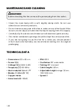 Preview for 28 page of Newlux WindPure Stand W1250 Metal Manual