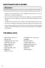 Preview for 32 page of Newlux WindPure Stand W550 Smart Manual