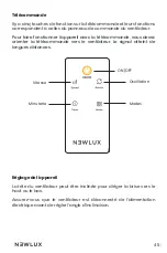 Preview for 45 page of Newlux WindPure Stand W550 Smart Manual