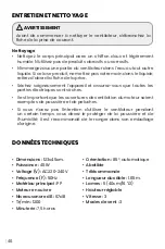 Preview for 46 page of Newlux WindPure Stand W550 Smart Manual