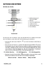 Preview for 71 page of Newlux WindPure Stand W550 Smart Manual