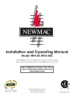 Preview for 1 page of Newmac WFA-85 Installation And Operating Manual