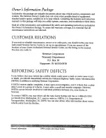 Preview for 8 page of NewMar 1999 London Aire Owner'S Manual