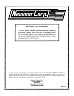 Preview for 9 page of NewMar 2003 Kountry Aire Owner'S Manual