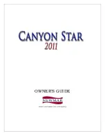 NewMar Canyon Star 2011 Owner'S Manual preview