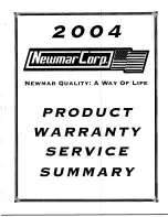 Preview for 2 page of NewMar Essex 2004 Owner'S Manual