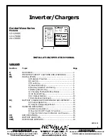 NewMar Guided Wave 12-1200IC Installation & Operation Manual предпросмотр