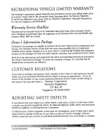 Preview for 16 page of NewMar Mountain Aire 2003 Owner'S Manual