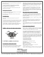 Preview for 8 page of NewMar PM-24-80 Installation And Operation Manual