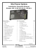 NewMar SPS 12-20 Installation & Operation Manual preview