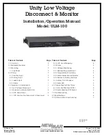 NewMar ULM-100 Installation & Operation Manual предпросмотр