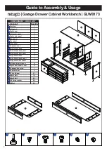 Preview for 1 page of Newpo GLWB173 Manual To Assembly & Usage