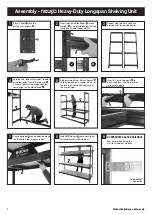 Preview for 2 page of Newpo Heavy-Duty Longspan Shelving Unit Manual To Assembly & Usage