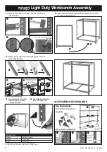 Preview for 2 page of Newpo Light Duty Workbench Manual To Assembly & Usage