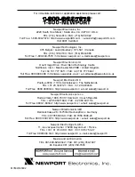 Preview for 56 page of Newport Electronics i Series Operator'S Manual