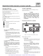 Предварительный просмотр 2 страницы Newport ESA-CXA Manual