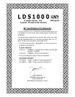 Предварительный просмотр 69 страницы Newport LDS1000 User Manual