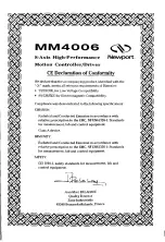 Предварительный просмотр 8 страницы Newport MM4006 User Manual