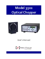 Предварительный просмотр 1 страницы Newport New Focus 3502 User Manual