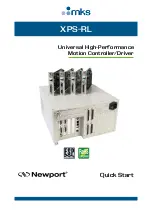 Newport XPS-RL Quick Start Manual предпросмотр