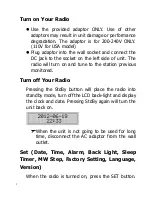 Preview for 8 page of NewStar DR111 Owner'S Manual