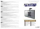 Preview for 1 page of NewStar FPMA-C020BLACK Instruction Manual