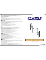 NewStar FPMA-C025SILVER Instruction Manual preview