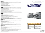 Предварительный просмотр 1 страницы NewStar FPMA-CB100BLACK Instruction Manual