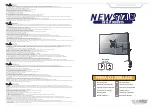 Предварительный просмотр 1 страницы NewStar FPMA-D1330BLACK Instruction Manual