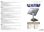 Предварительный просмотр 1 страницы NewStar FPMA-D1500SILVER Instruction Manual