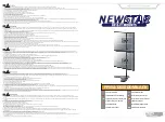 Предварительный просмотр 1 страницы NewStar FPMA-D550DDVBLACK Instruction Manual