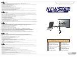 Preview for 1 page of NewStar FPMA-D550NOTEBOOK Instruction Manual