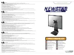 Preview for 1 page of NewStar FPMA-D850BLACK Instruction Manual