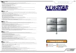 Preview for 1 page of NewStar FPMA-D935D4 Quick Start Manual