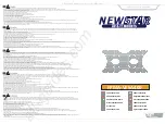 NewStar FPMA-VESA400 Instruction Manual предпросмотр