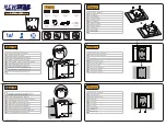 Предварительный просмотр 2 страницы NewStar FPMA-W25 Instruction Manual