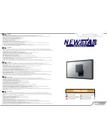 Предварительный просмотр 1 страницы NewStar FPMA-W50 Instruction Manual