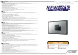 Предварительный просмотр 1 страницы NewStar FPMA-W75 Instruction Manual