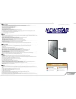 NewStar FPMA-W935 Instruction Manual preview