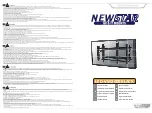 NewStar LED-VW2000BLACK Instruction Manual предпросмотр