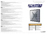 NewStar LED-W410BLACK Instruction Manual предпросмотр