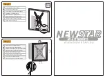 Preview for 4 page of NewStar LED-W410BLACK Instruction Manual