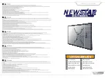 Preview for 1 page of NewStar LED-W420BLACK Instruction Manual